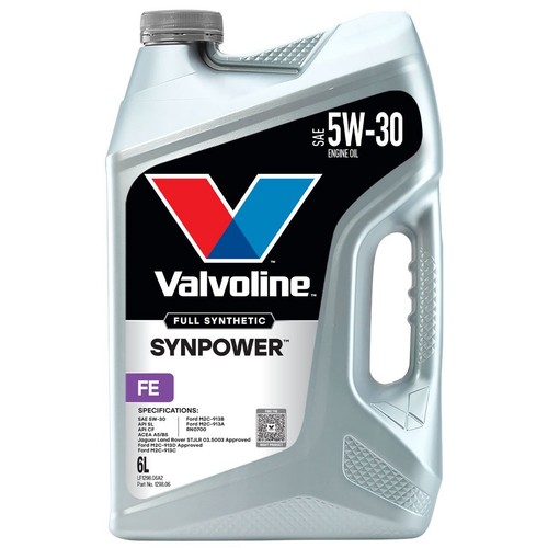 Valvoline SynPower FE 5W-30 Engine Oil 6L - 1298.06 Car Service Workshop Tool
