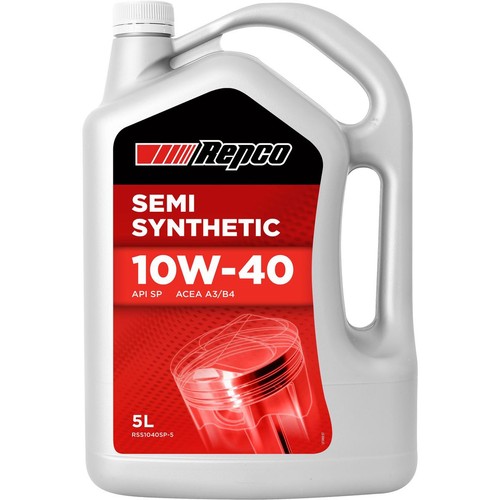 Repco Semi Synthetic 10W-40 Engine Oil 5L Car Service Workshop Tool Auto Part