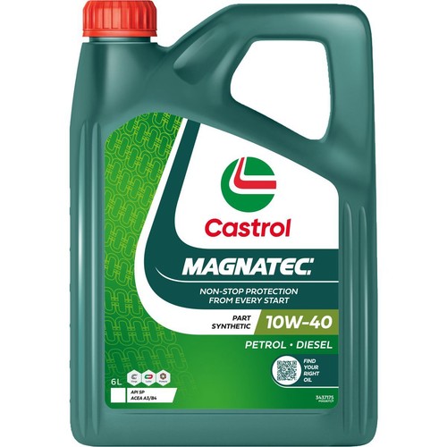 Castrol Magnatec 10W-40 Engine Oil 6L - 3437175 Car Service Workshop Tool