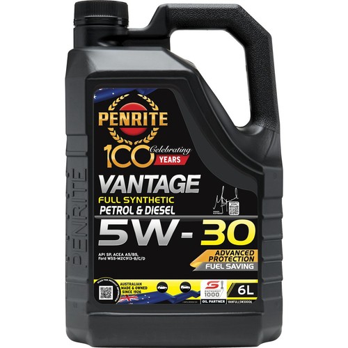 Penrite Vantage Full Synthetic 5W-30 Engine Oil 6L - VANFULL5W30006 Car Service