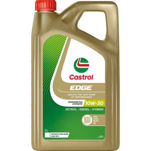 Castrol EDGE Synthetic 10W-30 Engine Oil 5L - 3399574 Car Service Workshop Tool