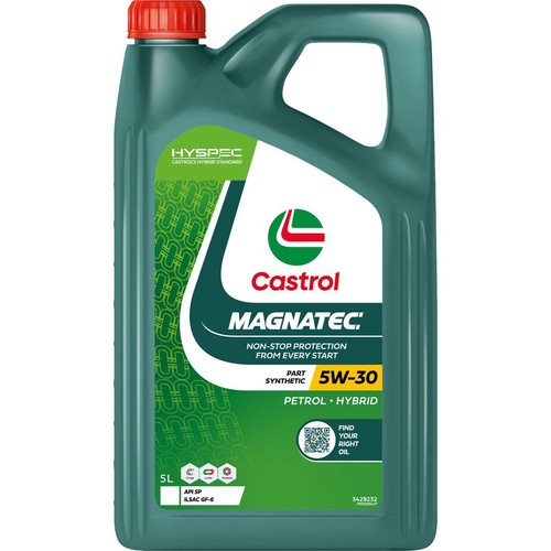Castrol Magnatec 5W-30 Engine Oil 5L - 3429232 Car Service Workshop Tool