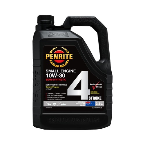 Penrite Small Engine 4-Stroke 10W-30 Engine Oil 2.5L - SEFS10300025 Car Service
