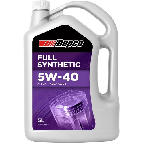 Repco Synthetic 5W-40 Engine Oil 5L - RFS540SP-5 Car Service Workshop Tool