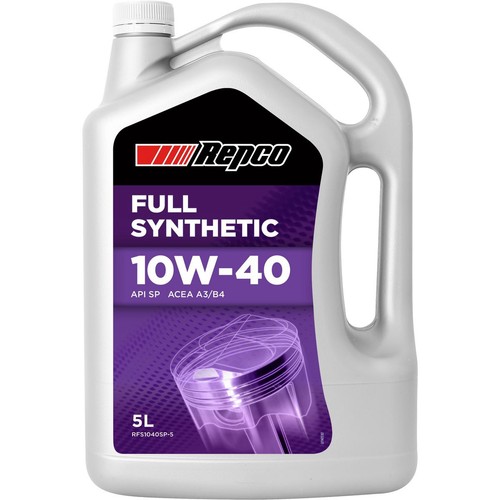 Repco Full Synthetic 10W-40 Engine Oil 5L Car Service Workshop Tool Auto Part