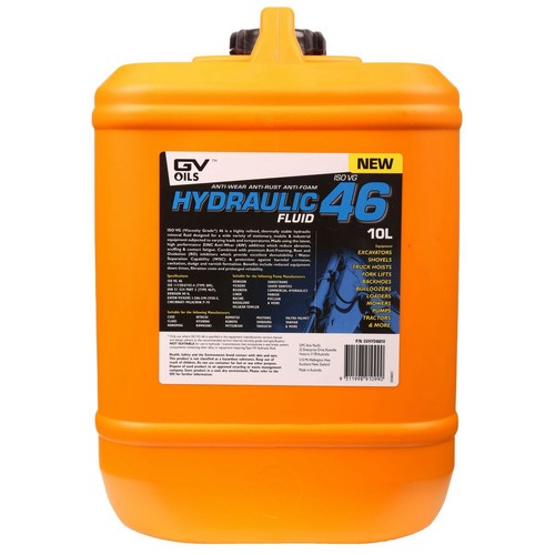 GV Oils Hydraulic Fluid Iso 46 10L - GVHYD46010 Car Wiring Adapter Car Service