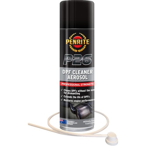 Penrite P26 DPF Cleaner Aerosol 400mL - P26DPFCA0004 Car Service Workshop Tool