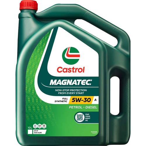 Castrol Magnatec 5W-30 Engine Oil 10L - 3437038 Car Service Workshop Tool