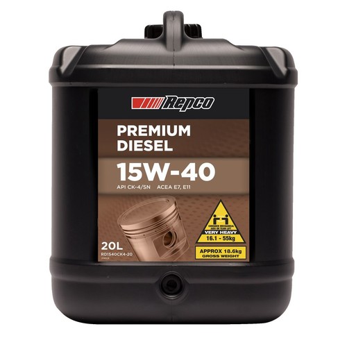 Repco Diesel 15W-40 Engine Oil 20L - RD1540CK4-20 Car Service Workshop Tool