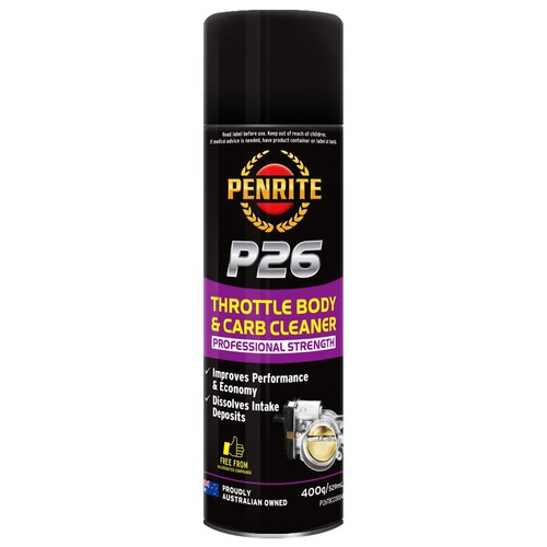 Penrite P26 Throttle Body and Carb Cleaner 400g - P26TBCC0004 Car Service