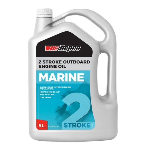 Repco Marine 2 Stroke Outboard Engine Oil 5L - RSSMOB2S-5 Car Service Auto Part