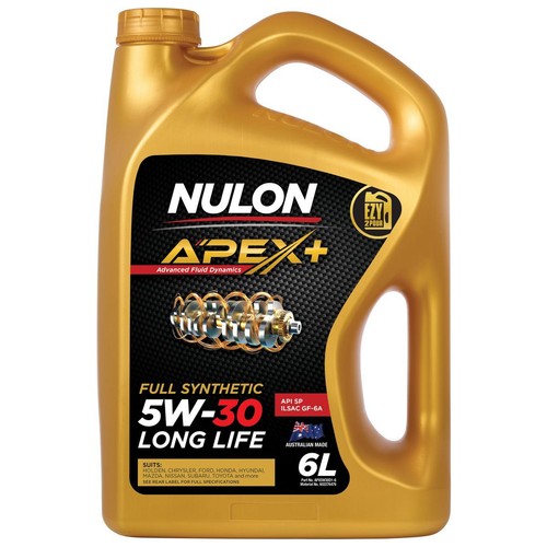 Nulon Apex+ Long Life 5W-30 Engine Oil 6L - APX5W30D1-6 Car Service