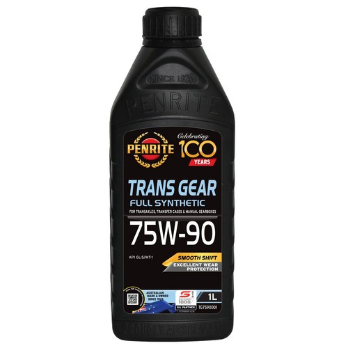 Penrite Trans Gear Full Synthetic 75W-90 Gear Oil 1L - TG7590001 Car Service