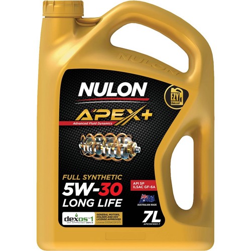 Nulon Apex+ Long Life 5W-30 Engine Oil 7L - APX5W30D1-7 Car Service