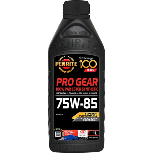 Penrite Pro Gear 75W-85 Gear Oil 1L - PROG7585001 Car Service Workshop Tool