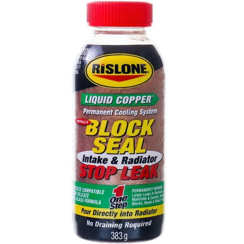 Rislone Liquid Copper Block Seal Intake & Radiator Stop Leak 383g - 41108 Auto
