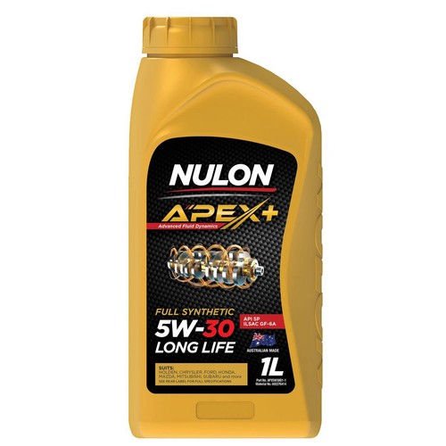 Nulon Apex+ Full Synthetic Long Life 5W-30 Engine Oil 1L - APX5W30D1-1 Auto