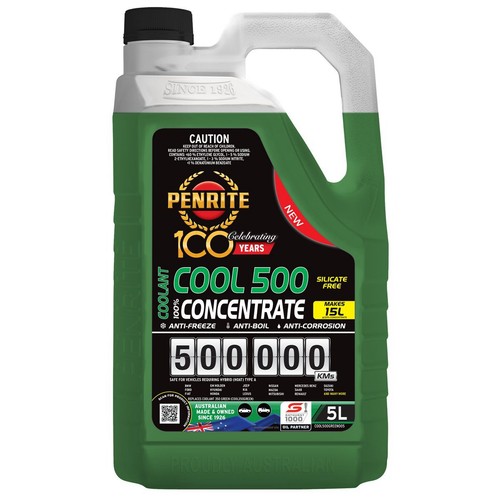 Penrite 500,000km Green Coolant Concentrate 5L - COOL500GREEN005 Car Service