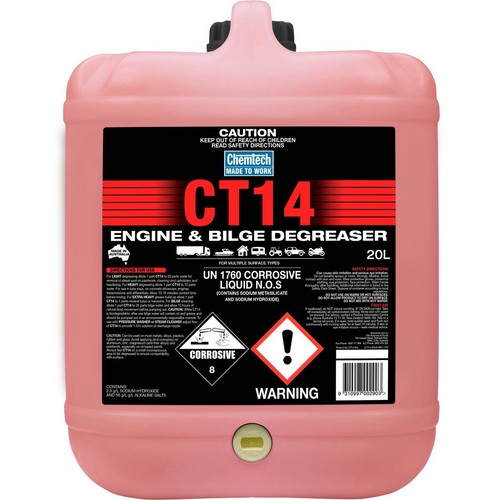 Chemtech CT14 Engine and Bilge Degreaser 20L - CT14-20L Car Service