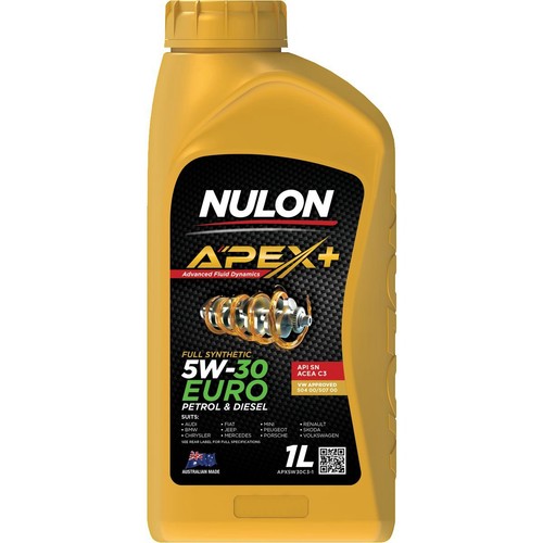 Nulon Apex+ Diesel Euro 5W-30 Engine Oil 1L - APX5W30C3-1 Car Service