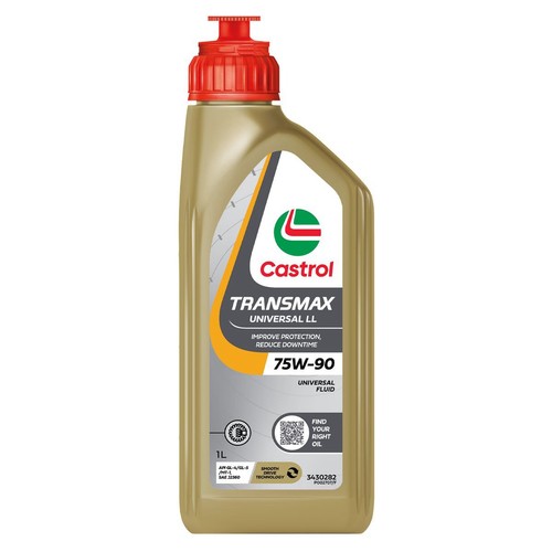 Castrol Transmax Universal LL 75W-90 Transmission Fluid 1L - 3430282 Car Service
