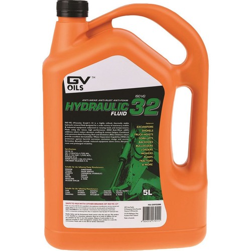 GVOIL Hydraulic Fluid ISO 32 5L - GVHYD32005 Car Wiring Adapter Car Service