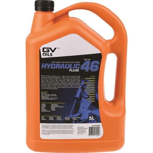 GVOIL Hydraulic Fluid ISO 46 5L - GVHYD46005 Car Wiring Adapter Car Service