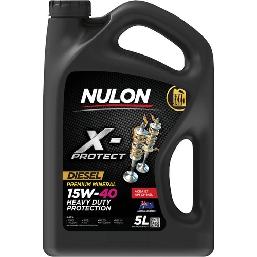 Nulon X-Protect Heavy Duty Diesel 15W-40 Engine Oil 5L - PROHD15W40-5 Auto