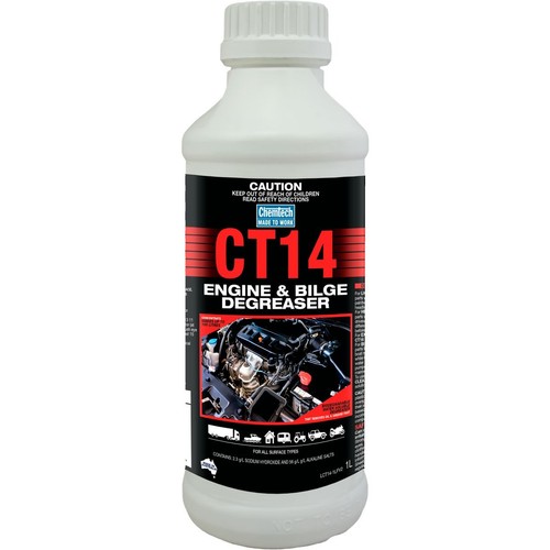 Chemtech CT14 Engine and Bilge Degreaser 1L - CT14-1L Car Service Workshop Tool