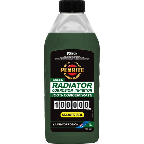 Penrite 100,000km Green Concentrate Corrosion Inhibitor 1L - COOL1001 Auto