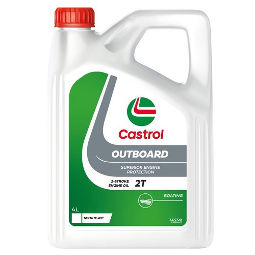 Castrol OUTBOARD 2T 2 Stroke Oil 4L - 3377729 Car Service Workshop Tool