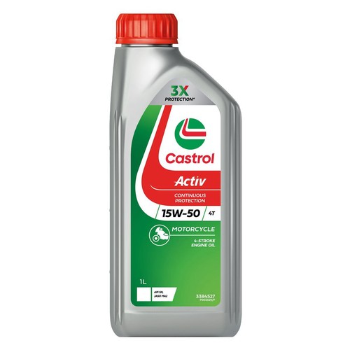 Castrol Activ 4T Motorcycle Engine Oil 15W-50 1L - 3384527 Car Service