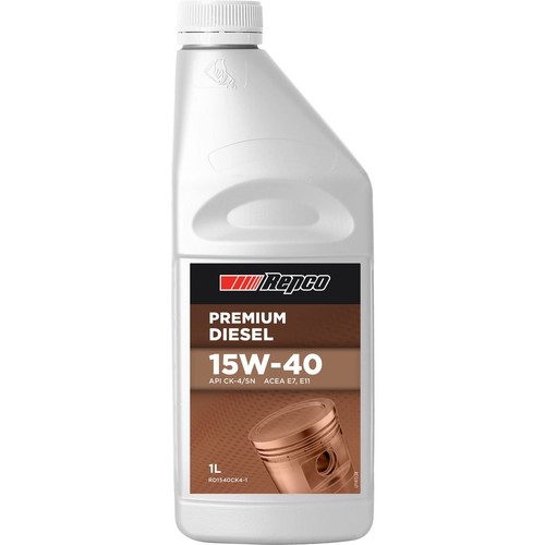 Repco Diesel 15W-40 Engine Oil 1L Car Service Workshop Tool Auto Part