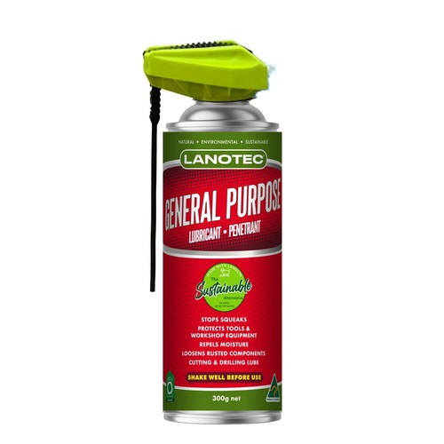 Lanotec General Purpose - 300g Aerosol - GP PP-0300 Car Service Workshop Tool