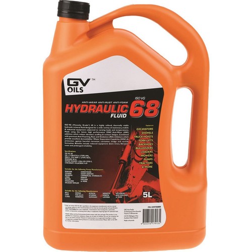GVOIL Hydraulic Fluid ISO 68 5L - GVHYD68005 Car Wiring Adapter Car Service