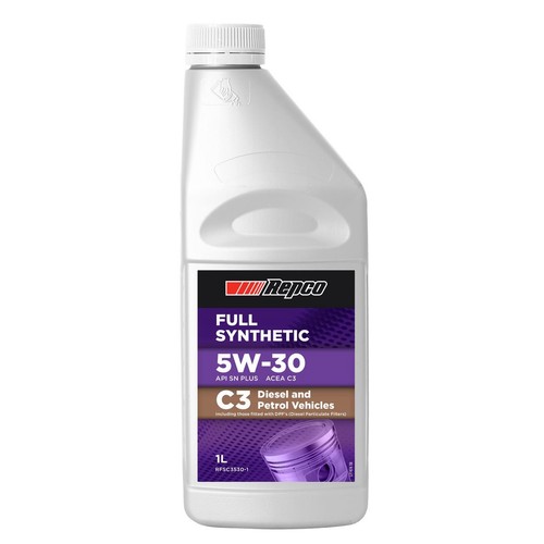 Repco Full Synthetic 5W-30 Engine Oil 1L - RFSC3530-1 Car Service Workshop Tool
