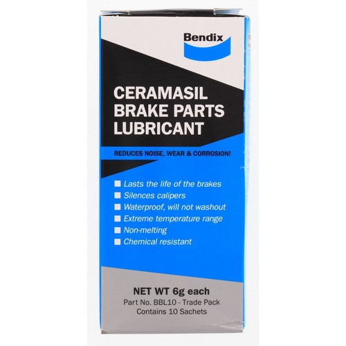 Bendix Ceramic Lubricant 10 pack - BBL10 Car Service Workshop Tool