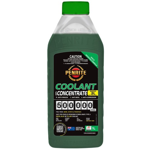 Penrite 500,000km Green Coolant Concentrate 1L - COOL500GREEN001