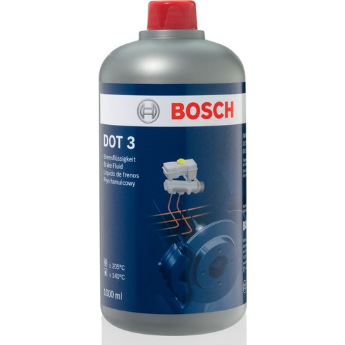 Bosch DOT 3 Brake Fluid 1L - BF3-1L Car Service Brake Parts Workshop Tool