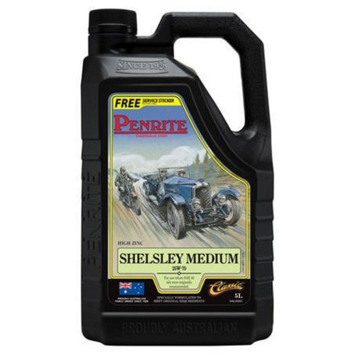 Penrite Shelsley Medium 25W-70 Engine Oil 5L - SHELM005 Car Service