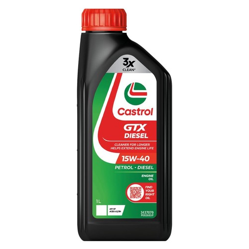 Castrol GTX Diesel 15W-40 1L - 3437070 Car Service Workshop Tool
