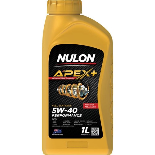 Nulon Apex+ Performance 5W-40 Engine Oil 1L - APX5W40-1 Car Service