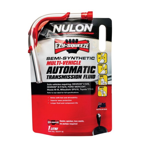 Nulon Automatic Transmission Fluid 1L - NATF-1E Car Service Workshop Tool