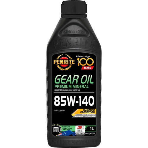 Penrite 85W-140 Gear Oil 1L - GO85140001 Car Service Workshop Tool