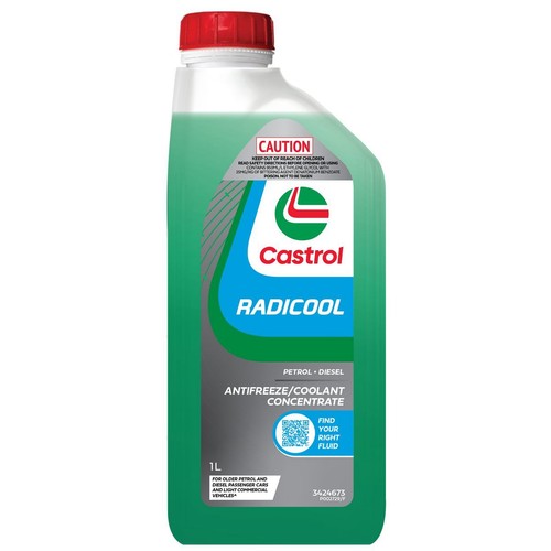 Castrol Radicool Green Coolant Concentrate 1L - 3424673 Car Service