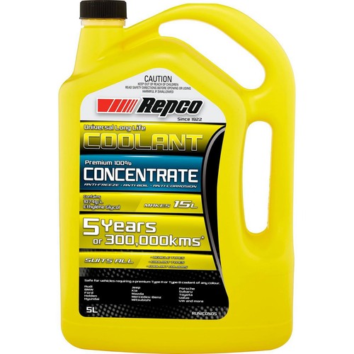 Repco Coolant Universal Concentrate 5L - RUNICON05 Car Service Workshop Tool
