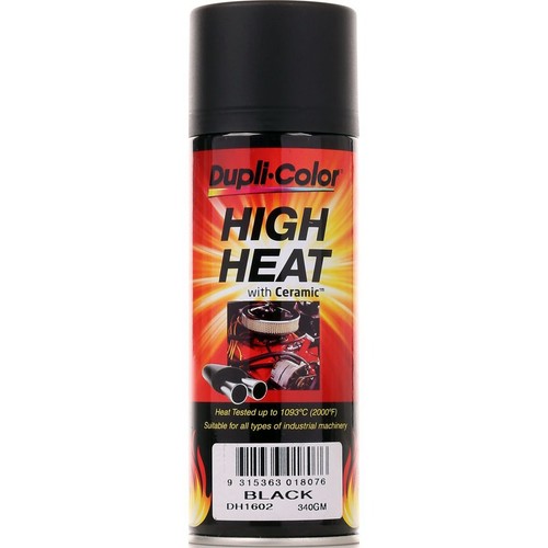 Dupli-Color High Heat Ceramic Paint Black 340g - DH1602 Auto