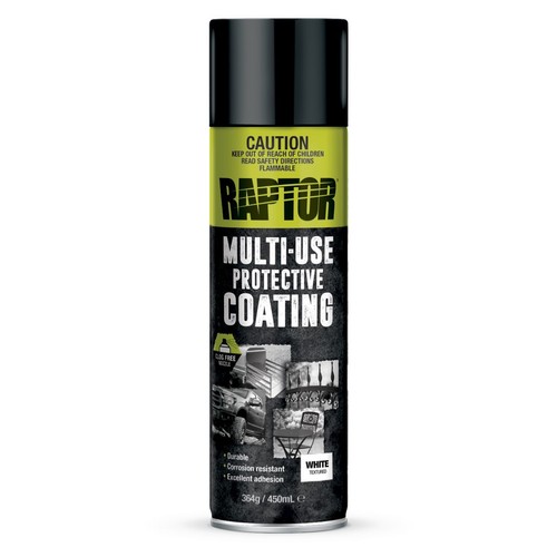 Raptor Multi-Use Protective Coating - White 450ml - RMUW/AL Auto