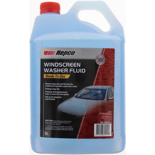 Repco Windscreen Washer Fluid 5L - RWWP5L-2 Car Service Workshop Tool Auto Part