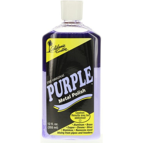 California Custom Purple Metal Polish 355ml - GPC 002-PMP Auto